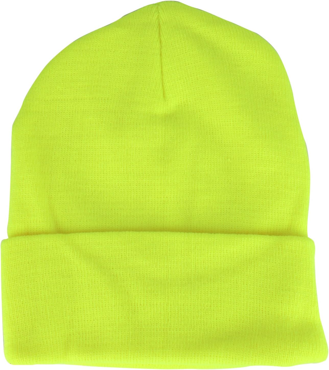 Armycrew High Visibility Neon Color Cuff Long Winter Beanie Hat