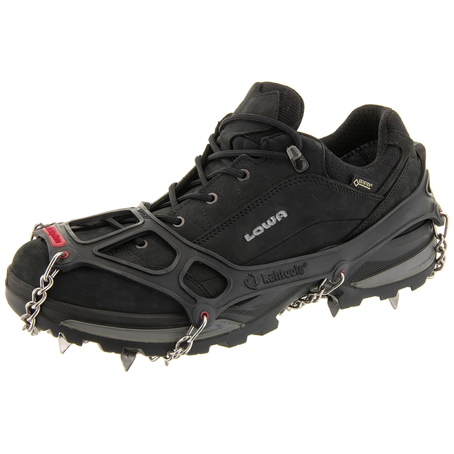Kahtoola MICROspikes Footwear Traction for Winter Trail Hiking & Ice Mountaineering - Black - XX-Large