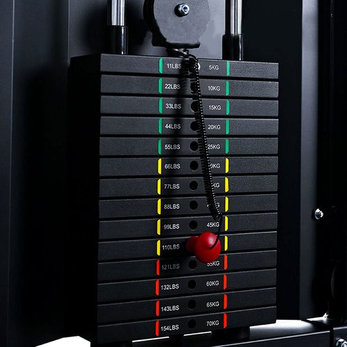 Weight Stack Pin, Aluminium Alloy Quick Release Pin Magnetic Strength Training Screw Bolt Strength Training Equipment for Fitness Equipment Pin Training (Red)