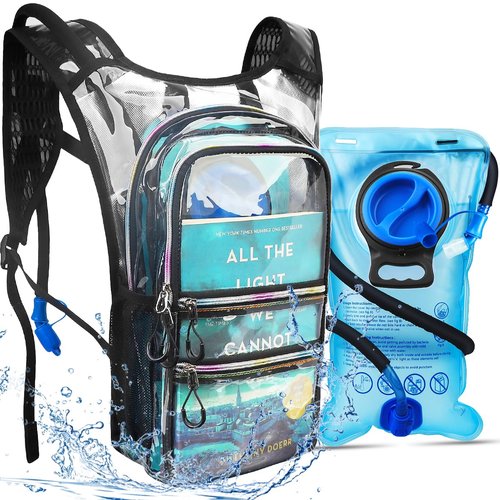 CITCAR Hydration Pack, Water Backpack with 3L Hydration Bladder Lightweight Insulation, Festival Essential, Rave Hydration Backpack, Hydropack Backpack for Rave, Hiking, Biking, Running, Festival Gear