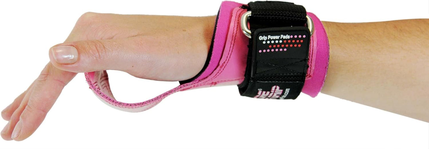 Women's Cobra Grips - FIT Pink Rubber Workout Gloves for Enhanced Grip