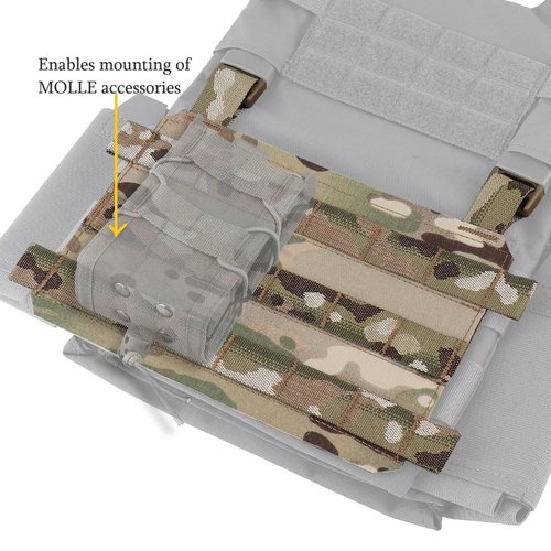 GYDEHUTJ Molle Placard Hoop and Loop Front Flap Hanging Panel for Tactical Chest Rig Huntting Vest Plate Carriers