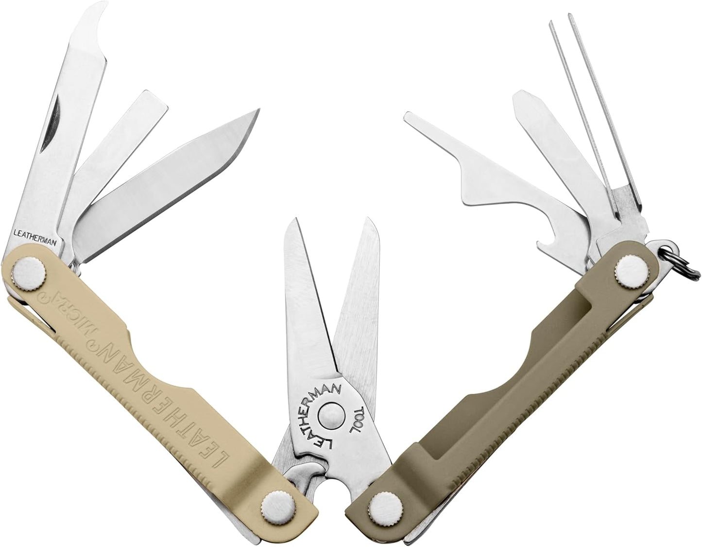 LEATHERMAN, Micra, Keychain Multi-tool with Grooming Tools, Mini Pocketknife for Everyday Carry (EDC), Hobbies & Outdoors, Built in the USA, Stainless Steel