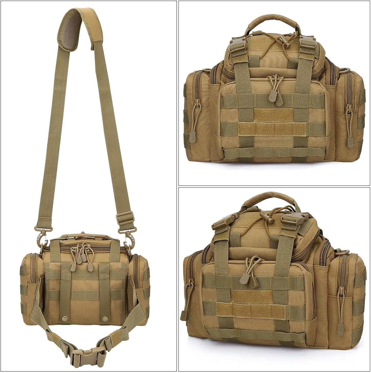 Tactical Sling Bag for Hiking & Fishing | G4Free Outdoor Waist Pack