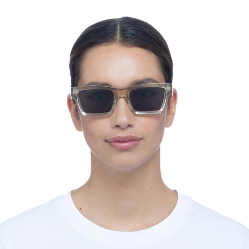 Le Specs Something Sunglasses Stone