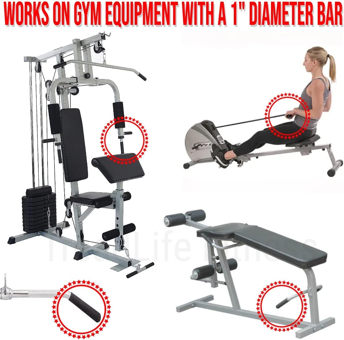 Replacement Grip Handle for Exercise Equipment - TreadLife Fitness 6