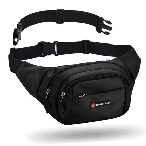 HuoMeizi Fanny Pack Men Women Plus Size with Extender Strap 70",Extra Large Crossbody Waist Bag with Adjustable Belt, Fashion Hip Bum Bag for Outdoors Workout Traveling Casual Hiking Walking Cycling