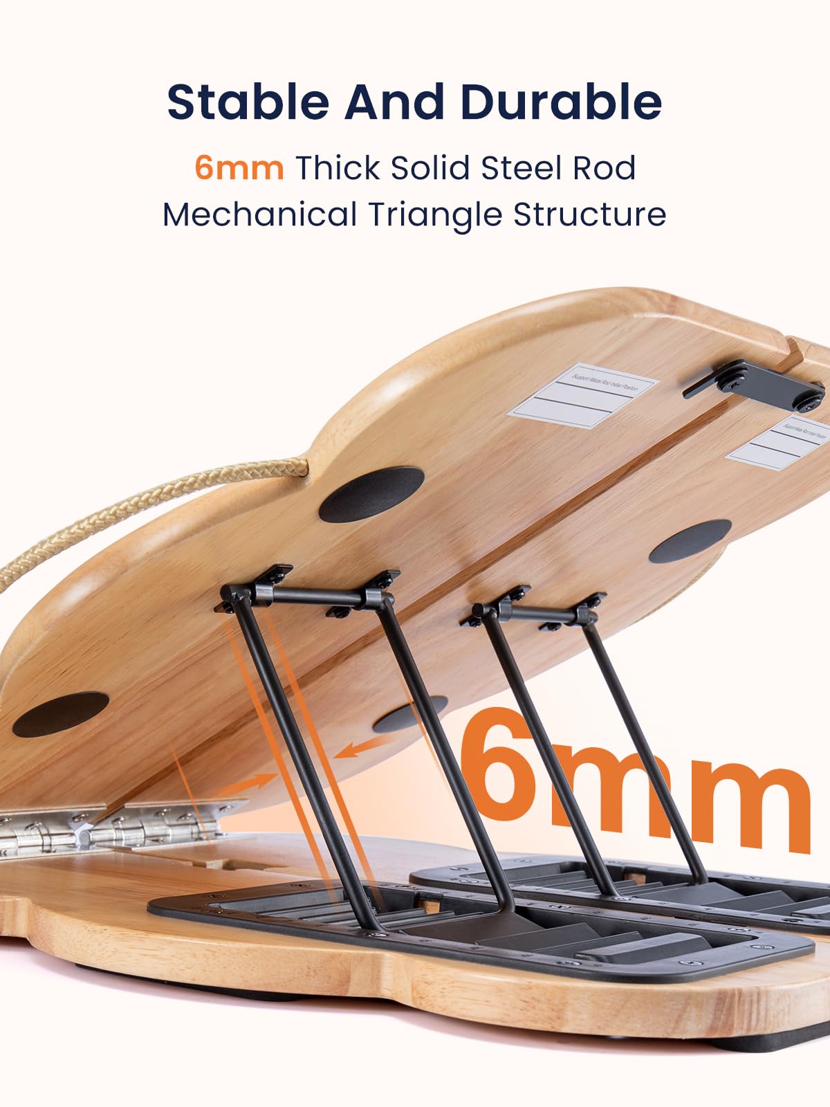 TOPIOM Calf Stretcher Slant Board, Foldable Incline Boards for Calf Stretching Squats Calf Stretcher Heavy Duty, 9 Adjustable Incline Board and Calf Stretcher for Foot Knees Ankle Heel Leg (Pink)