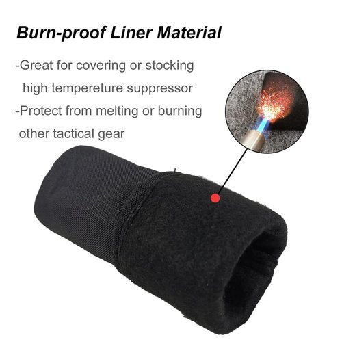 Buraku Heat Resistant Suppressor Sleeve Cover Hot Suppressor Storage Pouch Case