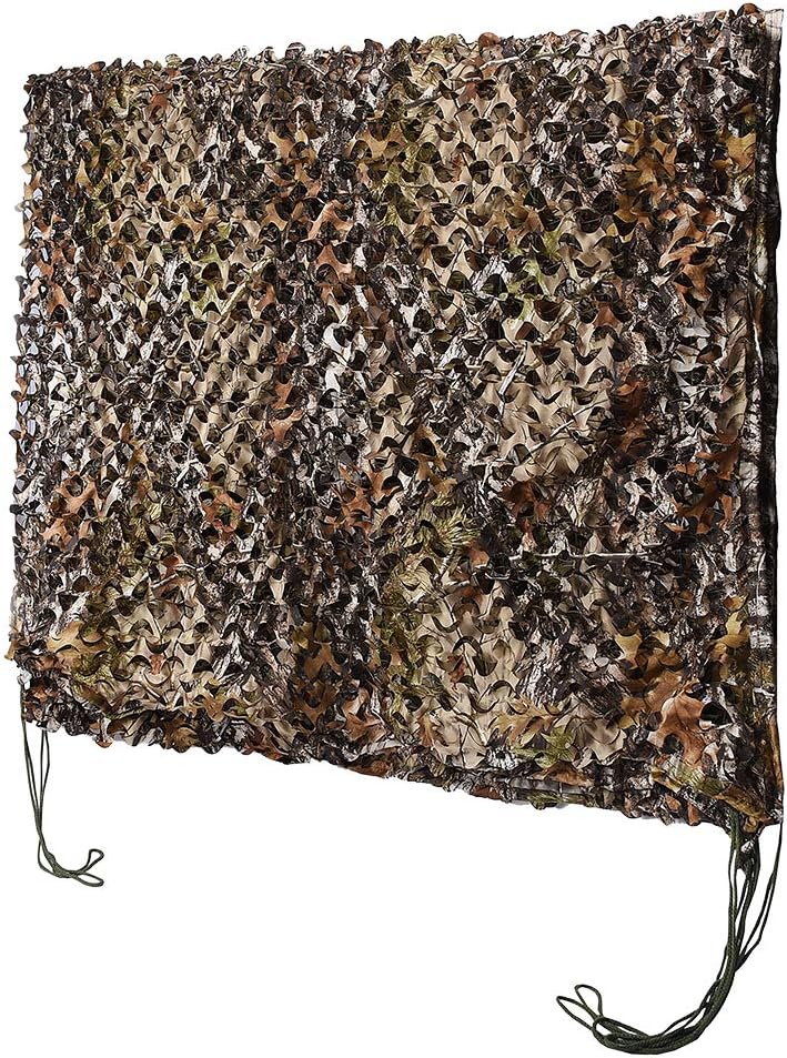 HYOUT Camo Netting Camouflage Net Bulk Roll for Hunting Blinds Ghillie Sunshade, Camping, Military Party Decoration