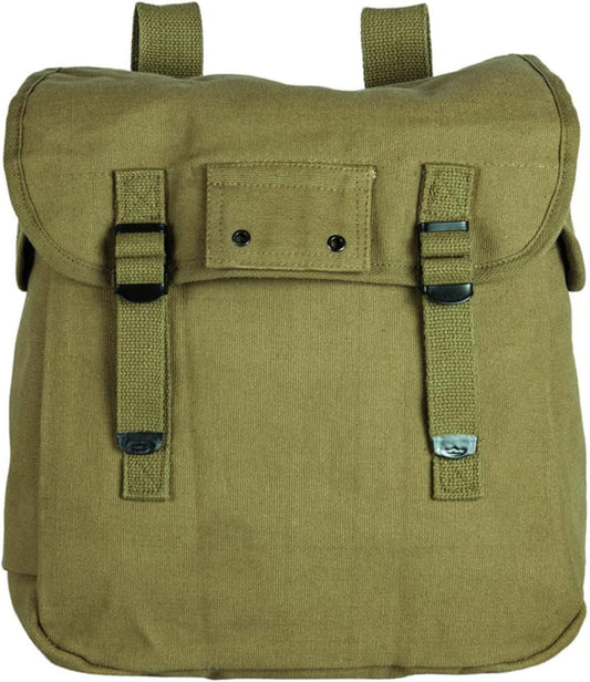 Fox Outdoor Products Musette Heavyweight Cotton Canvas All-Purpose Hunting Bag | Large Main Compartment