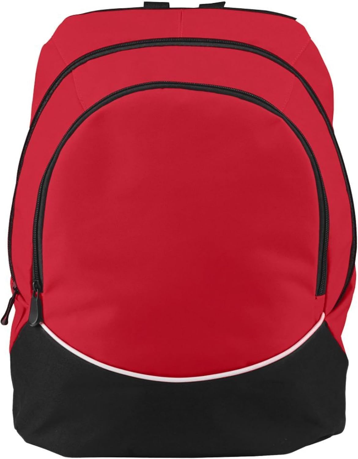 Tri-Color Large Backpack for Sports & Travel - Purple/Black/White by Augusta Sportswear