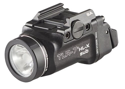 Streamlight 69506 TLR-7 HL-X sub USB 1000-Lumen Rechargeable Rail-Mounted Weapon Light Designed Exclusively for Springfield Armory Hellcat, Includes Mounting Kit with Keys, Black