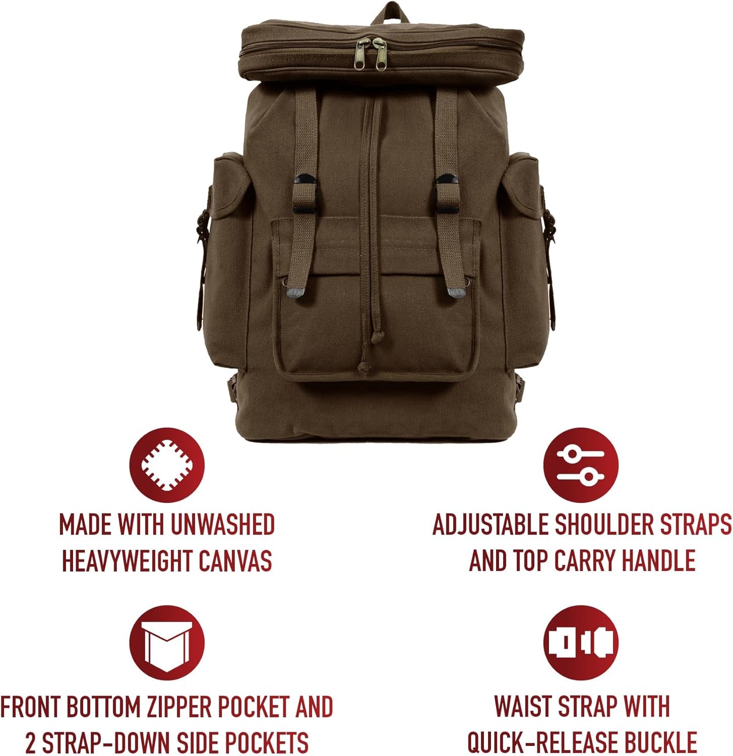 Rothco Canvas European Rucksack