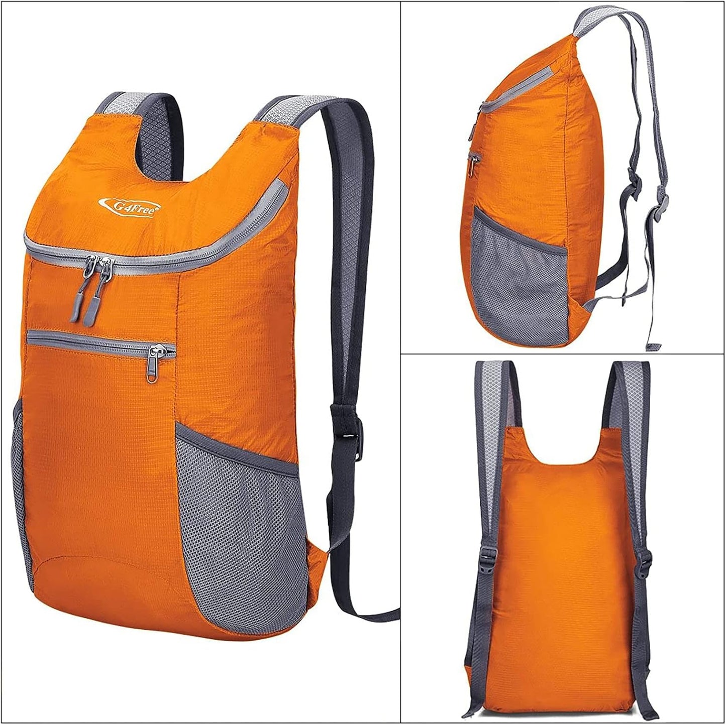 G4Free Lightweight Packable Hiking Backpack for Men Women Small Hiking Daypacks Foldable Shoulder Pack Casual Outdoor Bag 11L