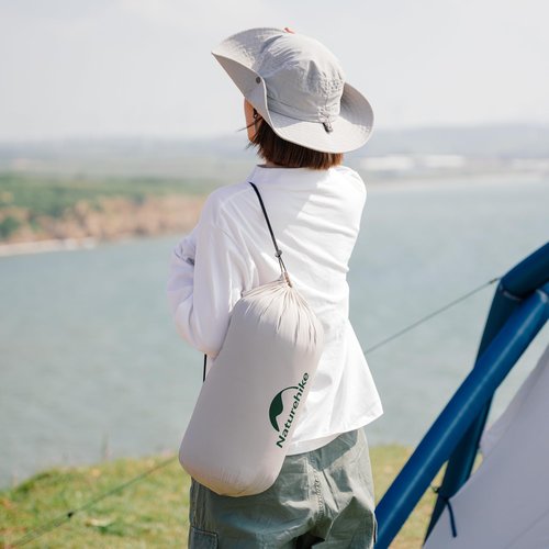 Naturehike Wearable Hooded Poncho Sleeping Bags with Teflon Fabric and Imitation Silk Cotton, Cape for Outdoor, Camping, Home