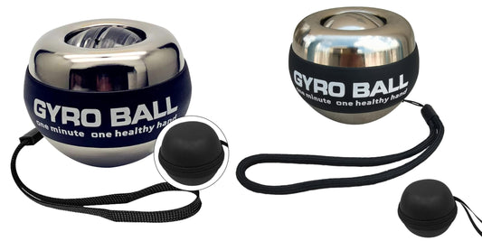 EXBEPE All-Metal Torque Ball and Metal Light-up Gyro Ball Bundle Item