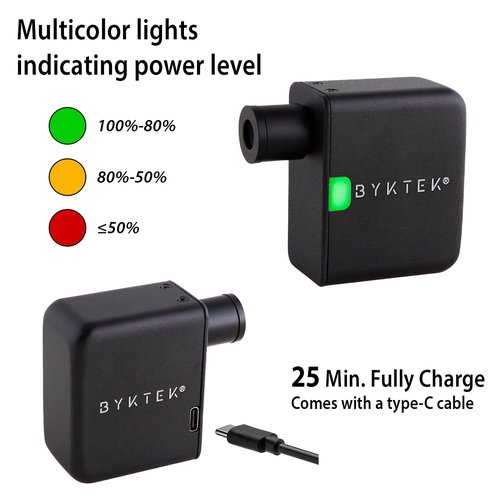 BYKTEK Travel Pump, Black