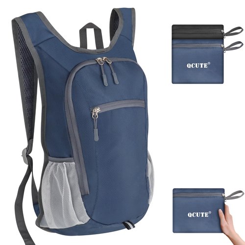 Qcute 15L Hiking Backpack Lightweight Packable Hiking Daypack Small Foldable Shoulder Bag Travel Day Pack Outdoor Gear