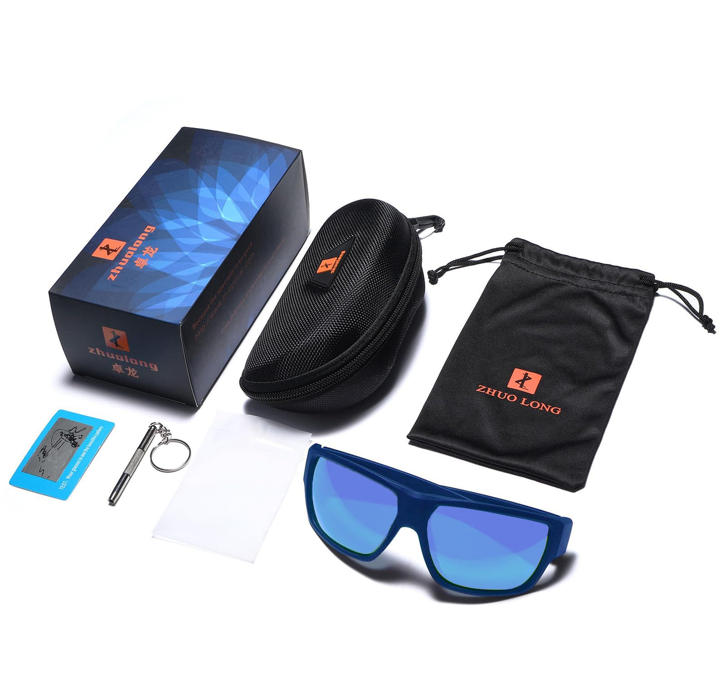 ZHUO LONG Floating Fishing Polarized Sunglasses for Men Women UUV400 Surfing Kayaking Water Sport Outdoor Sport Sunglasses