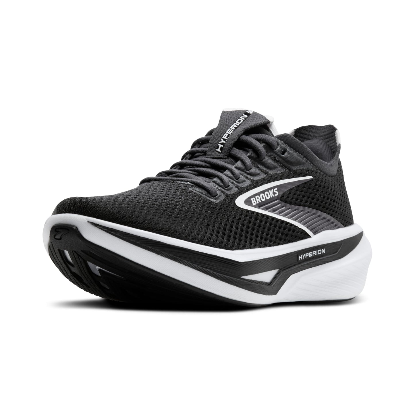 Brooks Women’s Hyperion 3 Neutral Running Shoe - Black/Grey/White - 8 Medium