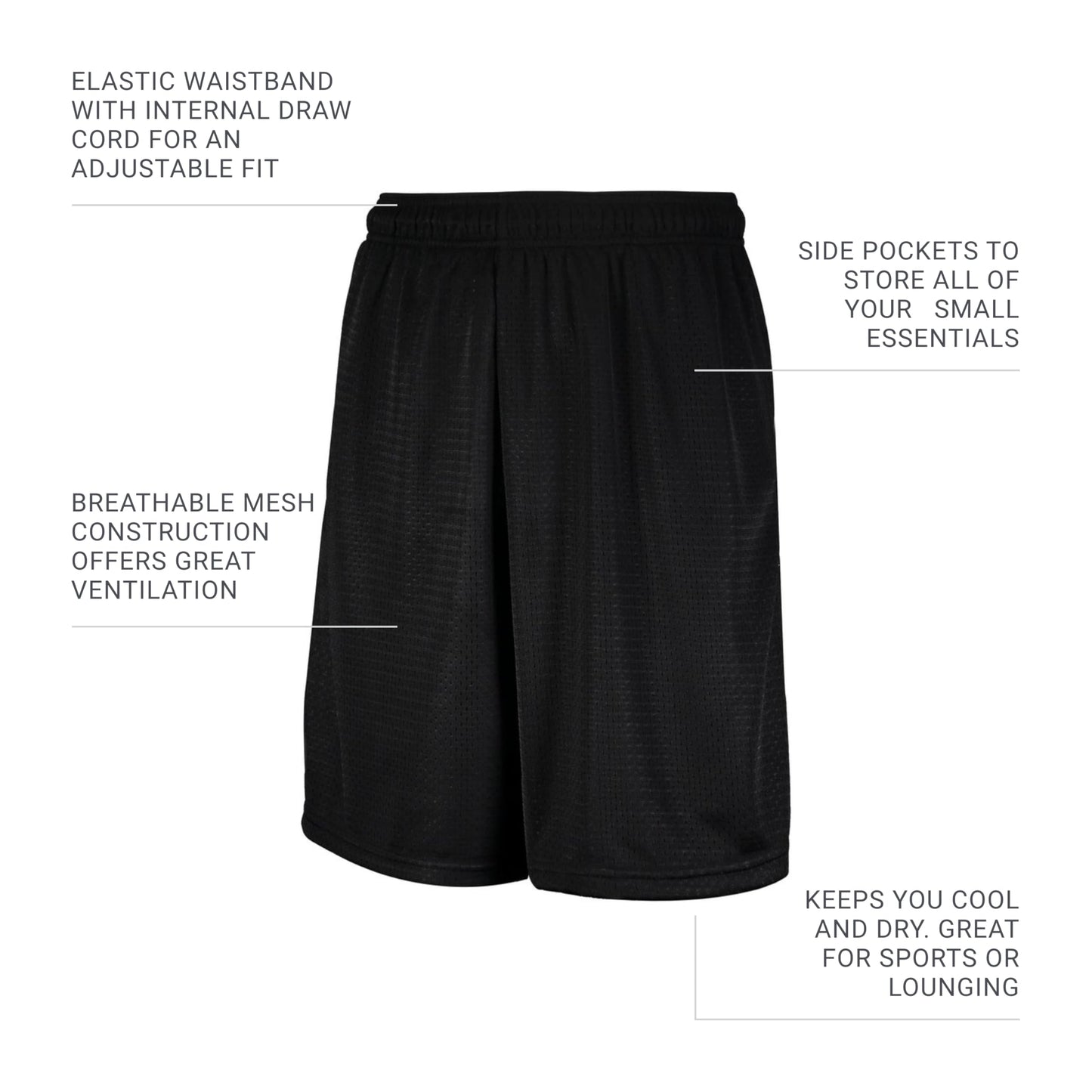 Russell Athletic Men's Mesh Pocket Short