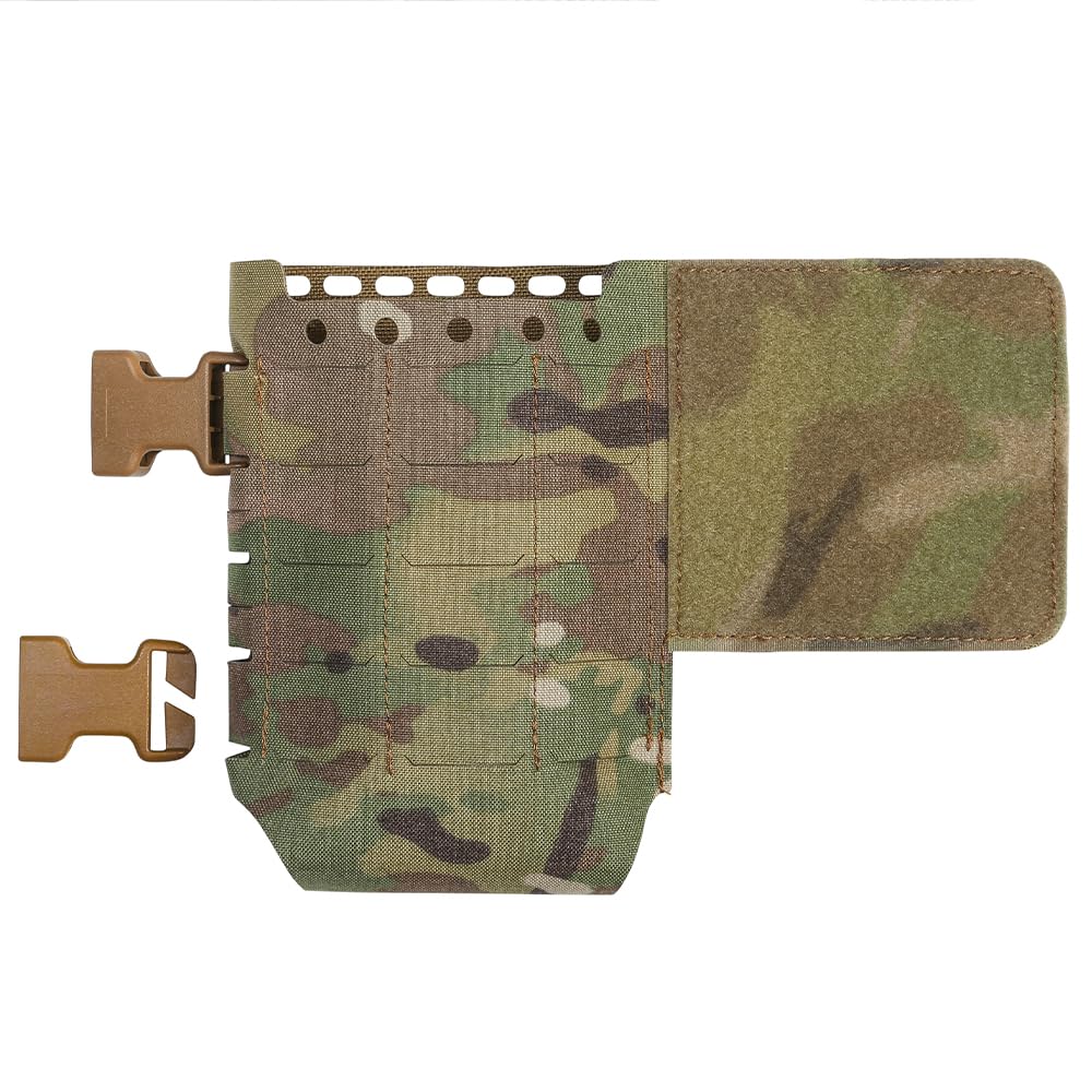 ACETAC Flex Expander Wing Pouch for Chest Rig, Compatible with Spiritus Systems Micro MK4/MK5 Haley Strategic D3CR Placard (Multicam)