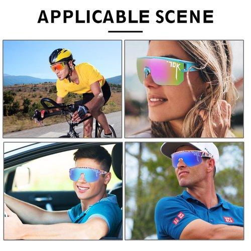 nobleboy Sports Polarized Outdoor Sunglasses for Men Women Youth,Baseball Sunglasses UV400 Protection for Running Cycling Golf Softball Glasses Gift