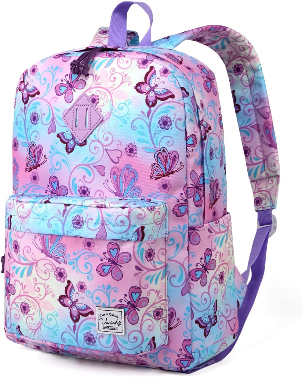 VASCHY Backpacks Handbags, Lavender, M