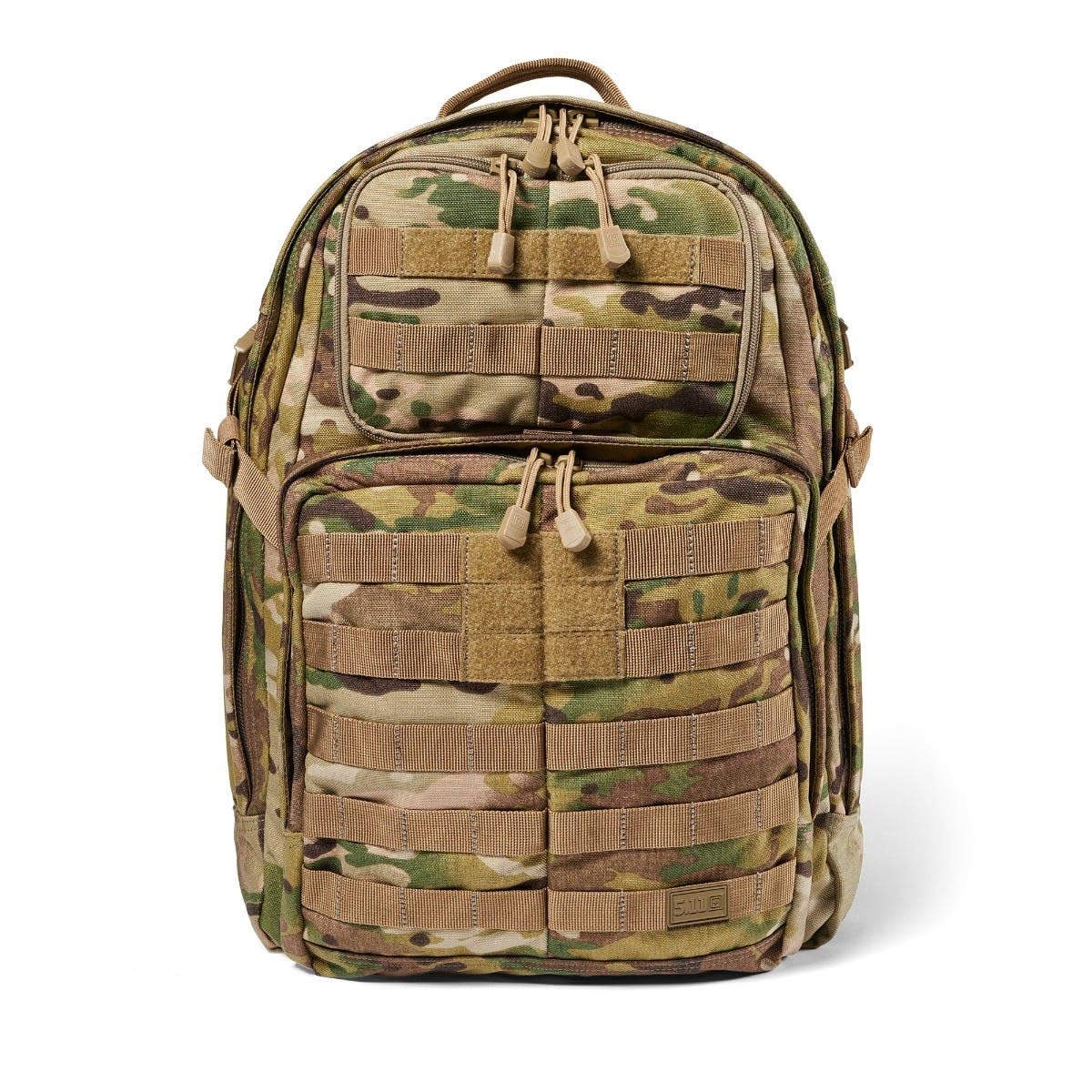 5.11 Tactical Backpack, RUSH 24 2.0 Military Survival Molle Back Pack with Laptop Compartment, 37L, Multicam, Style 56564ABR