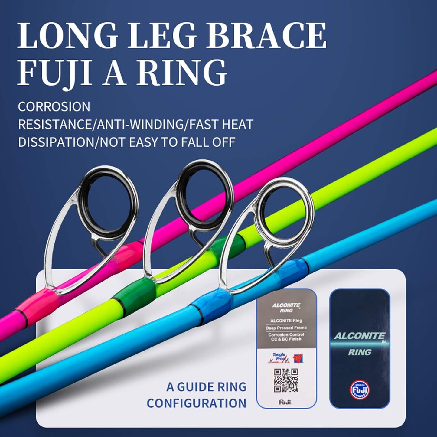 GOOFISH® Green 6'6"(195cm) Solid Nano Tech Blank Saltwater Slow Pitch Jigging Rod PE2-4 Jig 120-350g