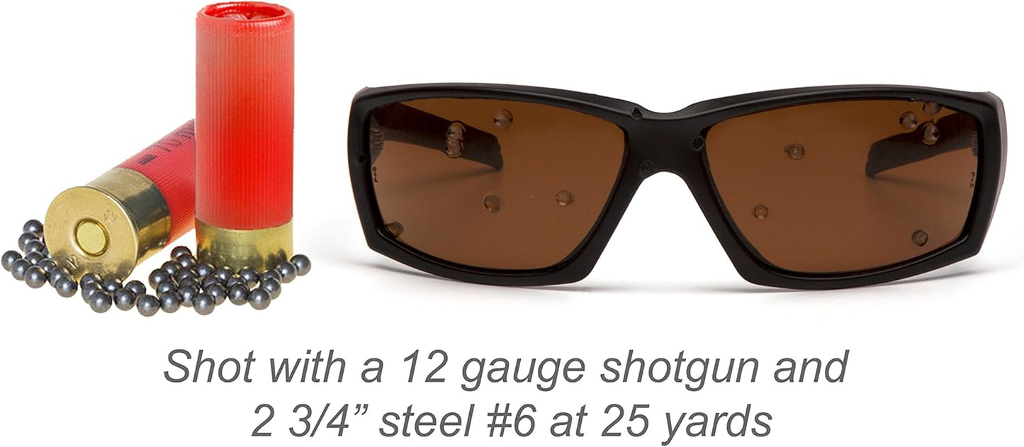 Venture Gear Overwatch Shooting Safety Sunglasses, Forest Gray Anti-Fog Lens