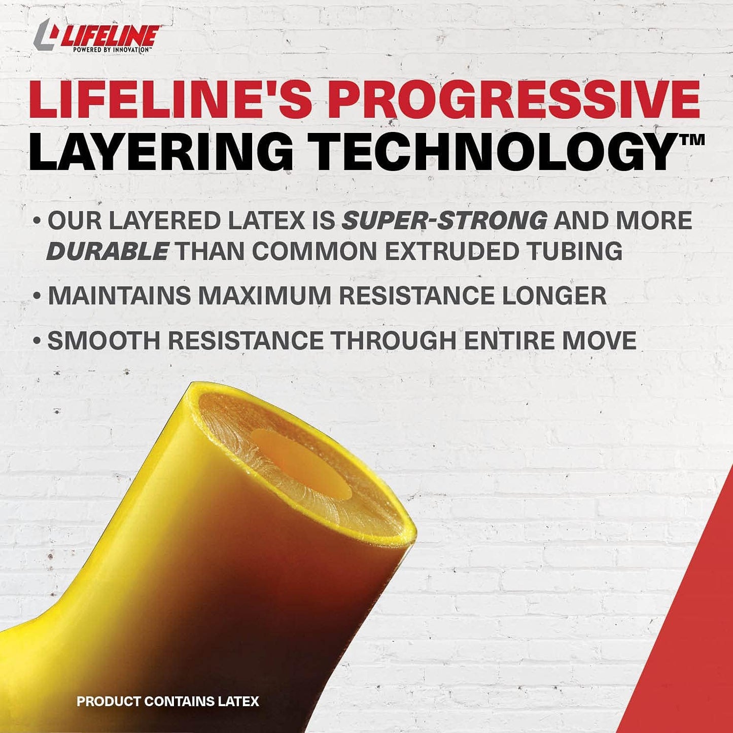 Lifeline 9" Extra Lateral Resistor Pro Resistance Cables for Low Impact Strength Training (Set of 3)