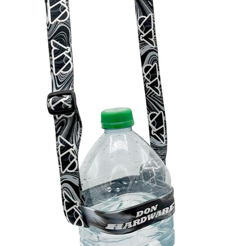 Don Hardware Water Bottle Holder with Strap – Hands-Free Cup & Drink Lanyard for Festivals, Beer Glass Holder, Crossbody Sling, Tumbler Carrier, Cup Holder, Bottle Strap & Walking Accessory
