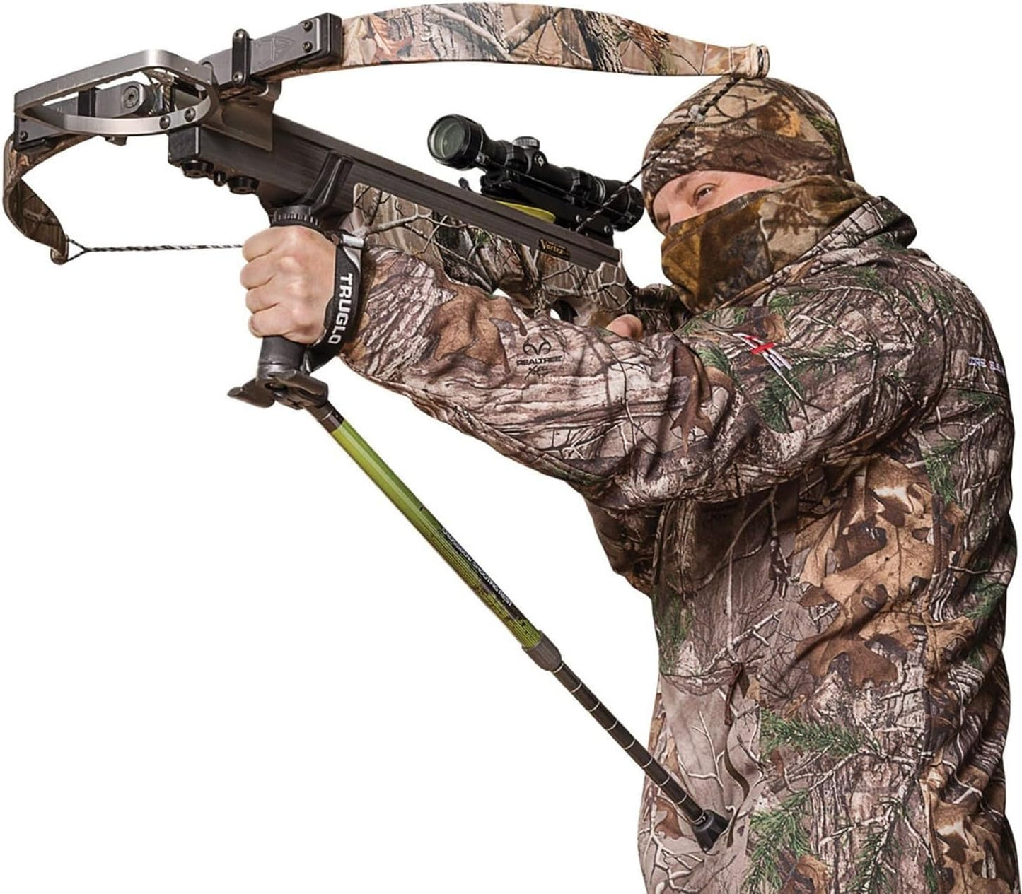 TruGlo Hip Shot Lightweight Stable Compact Portable Telescopic Versatile Crossbow Shooting Rest for Improved Accuracy