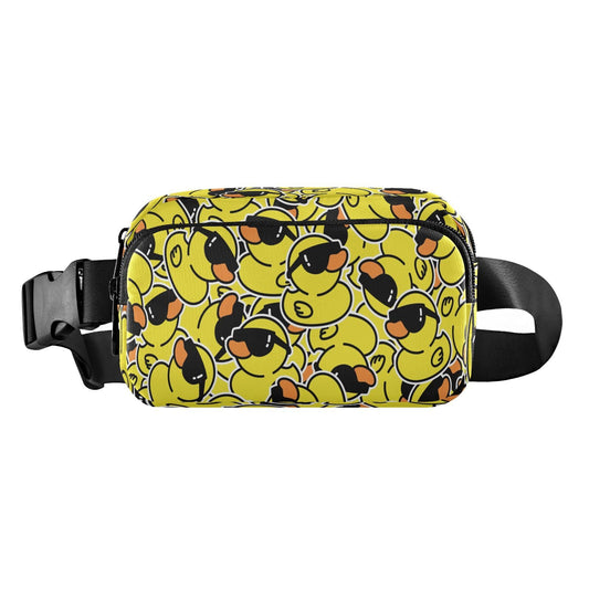 Exnundod Fanny Waist Bag Duck Purse Bag Casual Crossbody Pack Zipper & Adjustable Strap Hip Bum Bag for Running Hiking Traveling Outdoor
