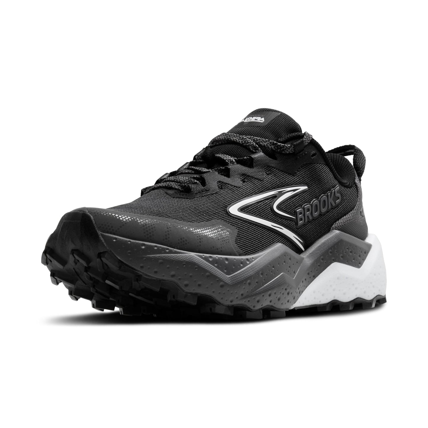 Brooks Women’s Caldera 8 Ultra Trail Running Shoe - Black/Blackened Pearl/White - 8 Medium