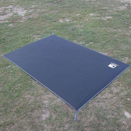 Bringsine Tent Footprint,Waterproof Camping Tarp,Ground Sheet Mat Floor to Elevate Your Camping,Hiking,Backpacking,Hammock,Beach Experience+Tent Stakes(95"x83")