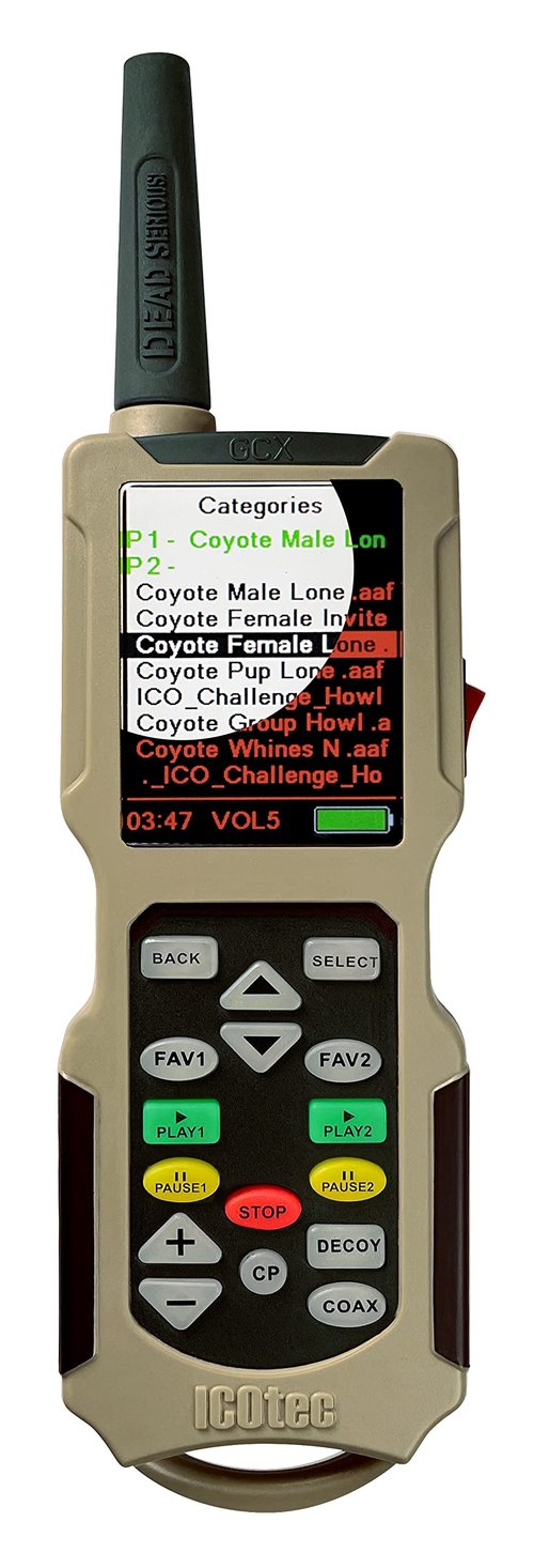 Icotec Outlaw+ Professional Predator Call/Decoy Combo with Bluetooth & C4 Rechargeable Lithium Battery