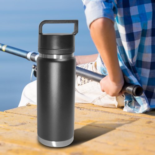 HiMoliwa Yeti Water Bottle Chug Cap Replacement, Yeti Rambler Lids Replacement, Yeti Rambler Chug Cap Compatible with Yeti Water Bottles18/26/36/46/64 OZ, Yeti Chug Cap, Dishwasher Safe（1 Pack）