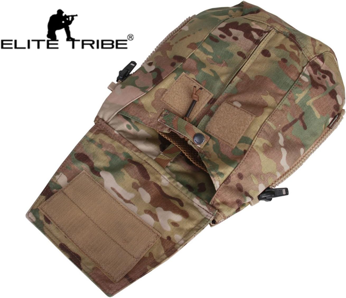 Tactical Pouch Zip-ON Panel for Vest Plate Carrier AVS JPC2.0 CPC Gear