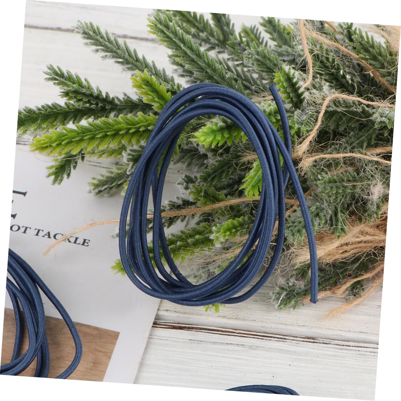 4rolls Elastic Rubber Bands for Traveler Notebooks Nylon Connection Ropes with Metal Buckle Diy Hand Account Accessories for Journals and Diaries