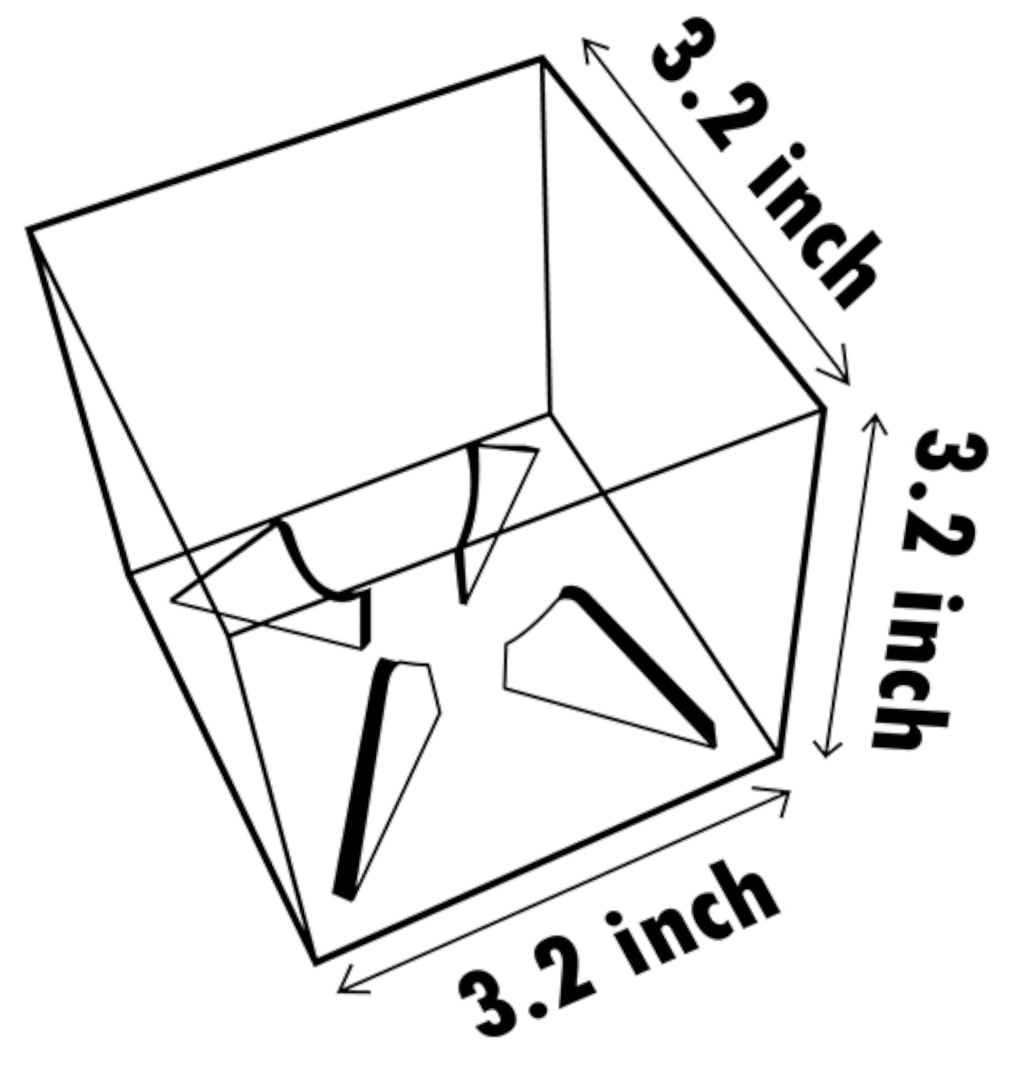 Peak Athletix Baseball & Golf Ball Display Case Acrylic Cube Square Clear Memorabilia Display & Storage Sports Official Baseball Accessories (Golf Ball Case, Standard)