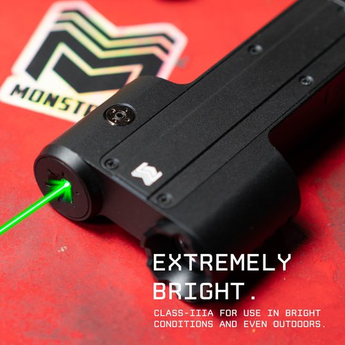 Monstrum Stingray 1200 Lumens Picatinny Weapon Light/Green Laser Sight Combo