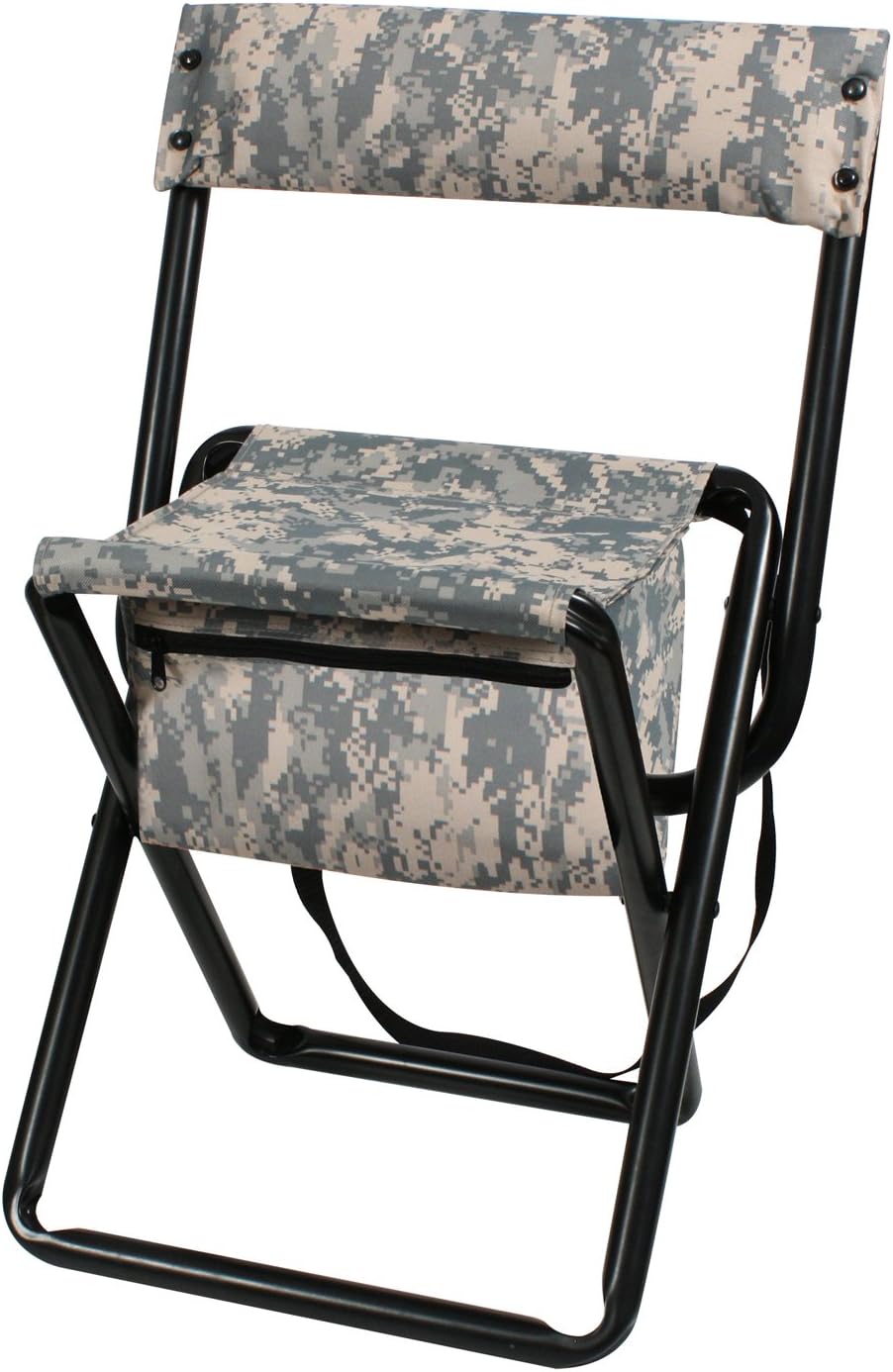 Rothco Deluxe Folding Stool with Pouch, Coyote Brown