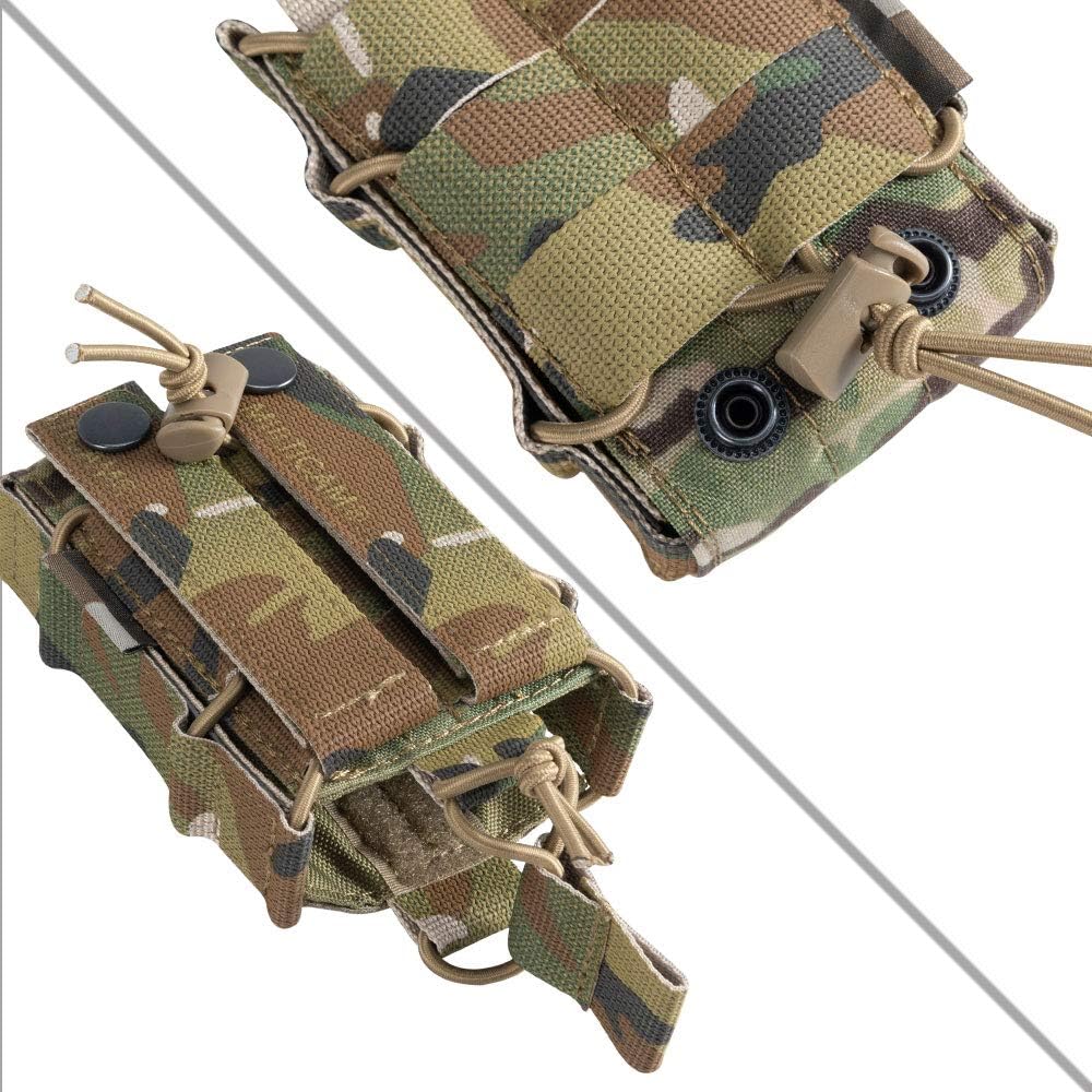 EXCELLENT ELITE SPANKER Tactical Molle Single/Double Open-Top Mag Pouch for M4 M14 M16 AR15 G36 Magazine