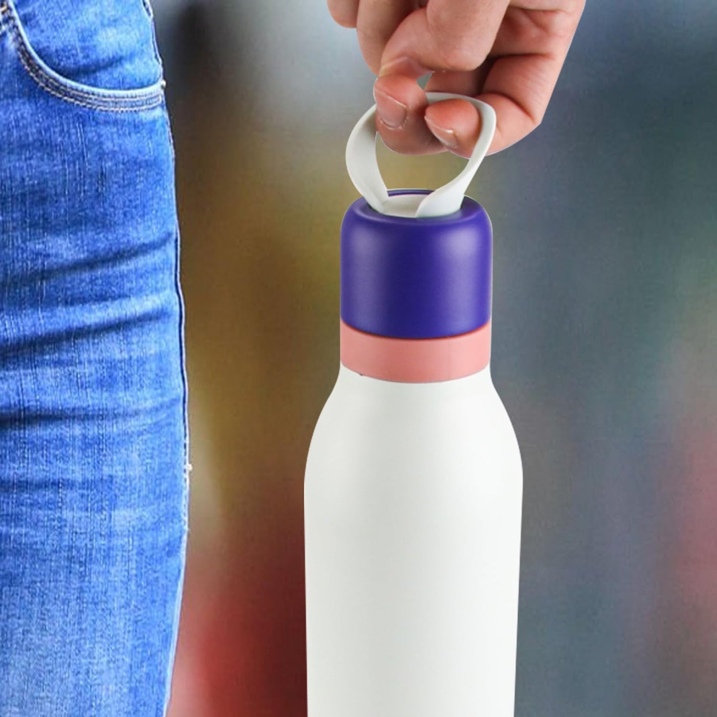 Generic 2 pcs Water Bottle Handle for Owala FreeSip Twist, 24 oz, Sports, Travel, Daily Use, Polycarbonate, 2 Count