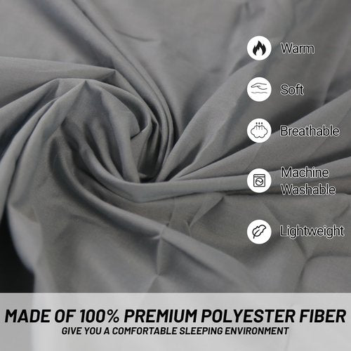 Himalaya 2-Pack Sleeping Bag Liners for Adults with Zippers, Machine Washable, Use as A Sheet, Sleep Sack Travel Camping Sheet for Backpacking, Hotel, Hostel Ultralight Sleep Bag Cover Travel