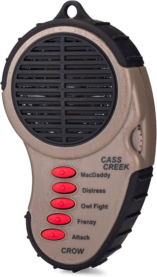Cass Creek Ergo Call, Handheld Electronic Hunting Call, Compact Design, 5 Authentic Calls in 1, Expert Calls for Everyone