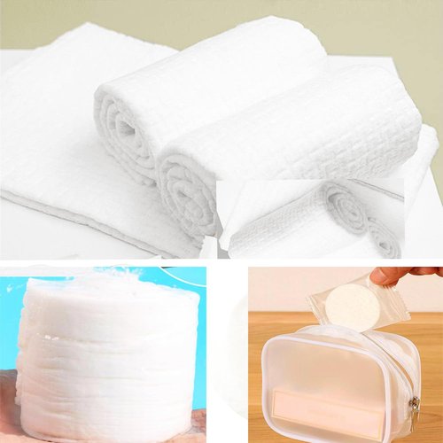 SHANFEILU Portable Compressed Towel 6 PCS - Reusable Travel Towel for Hiking Camping Beach Swim - 6 Count